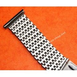 Vintage & Rare Elegant steel mesh watch bracelet divers band NOS 1950s/60s Breitling, Omega, IWC, Tissot