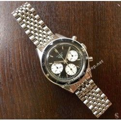 Accessoire Montres horlogerie Vintage Rare 60's Bracelet Grains de Riz acier 18mm Montres Heuer Chronograph Carrera 2447