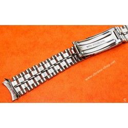Bracelet BALDWIN 18mm Vintage de Montres en acier années 60-70 Mesh, milanais Breitling, Omega, heuer, Tissot, IWC, Jaeger