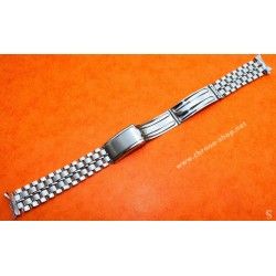 Bracelet BALDWIN 18mm Vintage de Montres en acier années 60-70 Mesh, milanais Breitling, Omega, heuer, Tissot, IWC, Jaeger