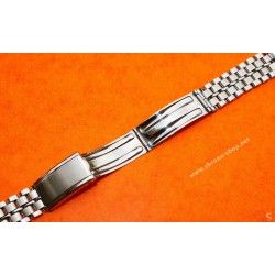 Vintage & Rare BALDWIN 18mm Elegant steel mesh watch bracelet divers band NOS 1950s/60s Breitling, Omega, IWC, Tissot