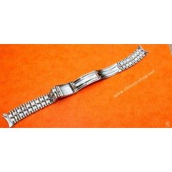 Bracelet BALDWIN 18mm Vintage de Montres en acier années 60-70 Mesh, milanais Breitling, Omega, heuer, Tissot, IWC, Jaeger