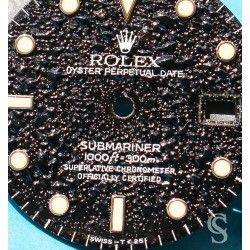 Rolex Exotic Mat 16800 dial Submariner date 16800, 168000, 16610 Index Tritium cal 3035, 3135