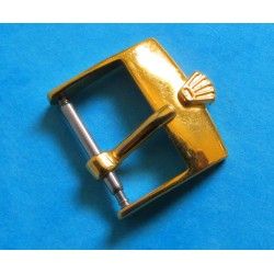 VINTAGE ROLEX / TUDOR Buckle 16mm GOLD PLATED STEEL PLAQUÉ OEM 70s