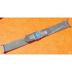 Vintage & Rare 18mm Elegant steel polished watch bracelet divers band NOS 1950s/60s Breitling, Omega, IWC, Tissot