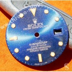 RARE SINGER ROLEX SUBMARINER DATE BLUE REFLECTS DIAL 16613 / 16618 / 16803 / 16808 CAL.3035 / 3135