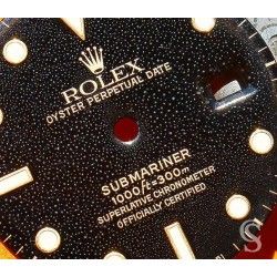 ROLEX RARE CADRAN EXOTIQUE MONTRES SUBMARINER DATE TROPICAL GILT 16808, 16803, 16613, 16618