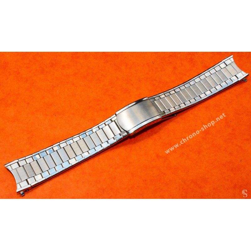 19mm 20mm or 21mm Super-O Boyer Watch Band Straight End, 316L Stainless  Steel Brushed