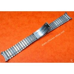 EXPANDRO Vintage & Rare 18mm Elegant steel polished watch bracelet divers band NOS 1950s/60s Breitling, Omega, IWC, Tissot