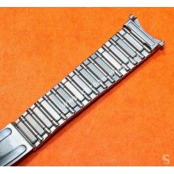 EXPANDRO Vintage & Rare 18mm Elegant steel polished watch bracelet divers band NOS 1950s/60s Breitling, Omega, IWC, Tissot