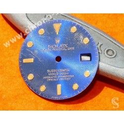 ROLEX RARE SINGER SUBMARINER DATE WATCH DIAL PART BLUE REFLECTS DIAL 16613, 16618, 16803, 16808 CAL.3035, 3135