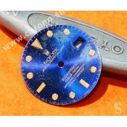 ROLEX RARE SINGER SUBMARINER DATE WATCH DIAL PART BLUE REFLECTS DIAL 16613, 16618, 16803, 16808 CAL.3035, 3135