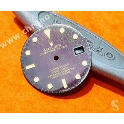 ROLEX RARE CADRAN TRITIUM VINTAGE PATINÉ MONTRES SUBMARINER DATE TROPICAL GILT 16808, 16803, 16613, 16618