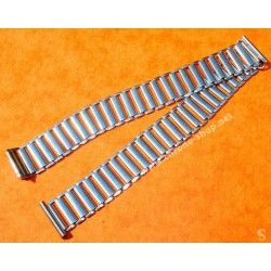 Accessoires Horlogerie Vintage Bracelet Militaires montres vintages en acier 12/18mm type bonklip, Bamboo