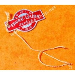 FAVRE-LEUBA Genève 1815 Tag Rouge années 50 Montres vintages accessoires, goodies