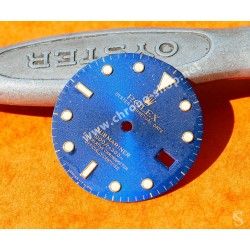 ROLEX RARE SINGER SUBMARINER DATE WATCH DIAL PART BLUE REFLECTS DIAL 16613, 16618, 16803, 16808 CAL.3035, 3135