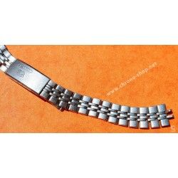 Accessories Watch Vintage Rare 60's MidSize Bracelet Beads of Rice beads Steel Watches Omega, Heuer, Rolex, IWC