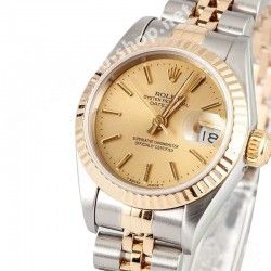 ROLEX MONTRES DAMES LADY DATEJUST 69173, 69178, SET AIGUILLES OR JAUNE TRITIUM Cal. 2035, 2135