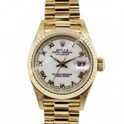 ROLEX MONTRES DAMES LADY DATEJUST 69173, 69178, SET AIGUILLES OR JAUNE TRITIUM Cal. 2035, 2135