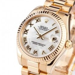 ROLEX MONTRES DAMES LADY DATEJUST PRESIDENT 31mm 178278 SET AIGUILLES OR JAUNE LUMINOVA Cal. 2235, 2135