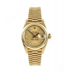 ROLEX MONTRES DAMES LADY DATEJUST 69173, 69178, SET AIGUILLES OR JAUNE TRITIUM Cal. 2035, 2135