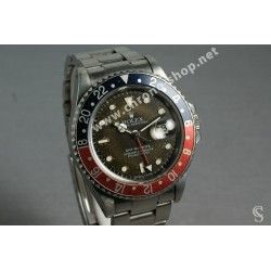 ROLEX CADRAN PATINÉ FADED PRE-TROPICAL ANCIEN MONTRES GMT MASTER 16760, 16710 TRITIUM CAL.3085,3185