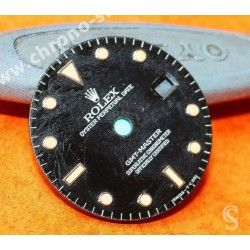 Rolex 90's Patined \u0026 Faded Oyster Perpetual Date GMT Master II 16760, 16710  Watch dial Tritium Creamy markers T25