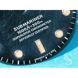Rolex Factory Glossy Black watch dial 16800, 168000, 16610 Submariner date Black Index Tritium cal 3035, 3135
