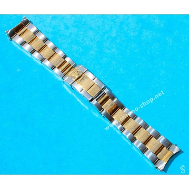 Rolex Mint Stainless Steel & 18K Yellow Gold Oyster Bracelet SEL 20mm 78393A Daytona 16523, 116523