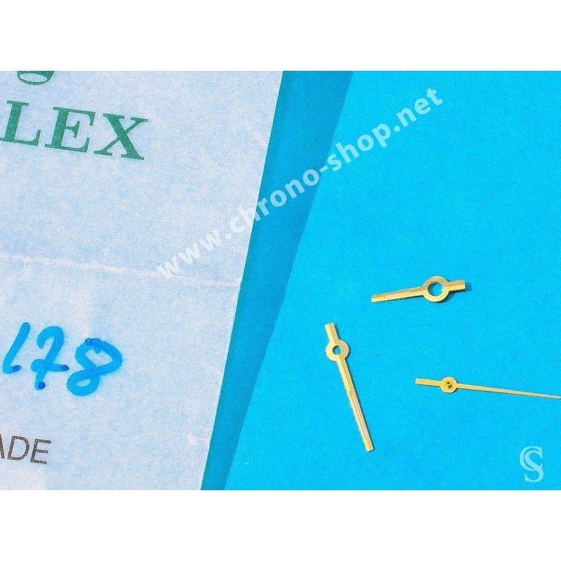 ROLEX OEM USED LADIES DATEJUST 69173, 69178 MOVEMENT 2035 YELLOW GOLD TRITIUM HAND SET