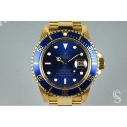 ROLEX GILT TRITIUM HANDSET 16803, 16808, 16613, 16618 GOLD YELLOW COLOR SUBMARINER DATE GOLD/TUTONE cal 3035, 3135 