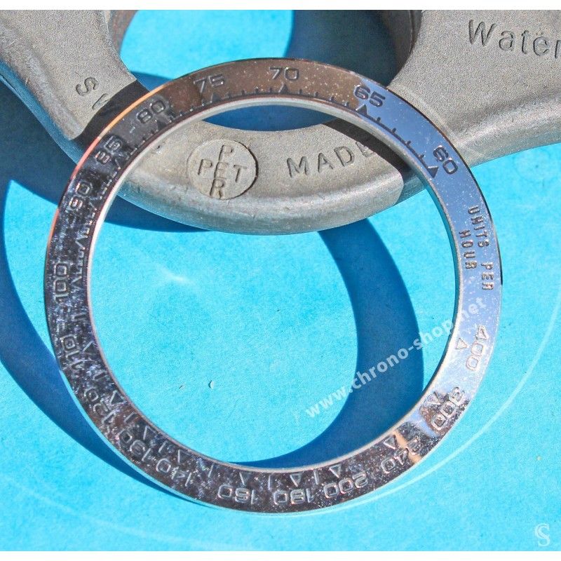 ★★ Mint Rolex 100% Original Tachymeter 18k White Gold Daytona Bezel For 116519, 116510, 16519, 16510, 116509 ★★