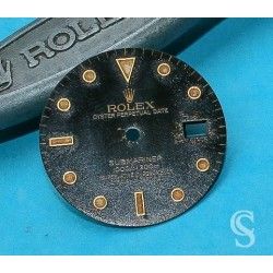 ROLEX RARE SUBMARINER DATE TROPICAL GILT EXOTIC WATCH DIAL PART 16808, 16803, 16613, 16618