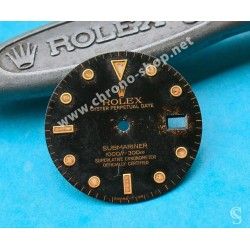 ROLEX RARE SUBMARINER DATE TROPICAL GILT EXOTIC WATCH DIAL PART 16808, 16803, 16613, 16618