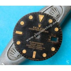 ROLEX RARE SUBMARINER DATE TROPICAL GILT EXOTIC WATCH DIAL PART 16808, 16803, 16613, 16618