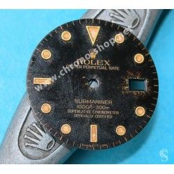 ROLEX RARE SUBMARINER DATE TROPICAL GILT EXOTIC WATCH DIAL PART 16808, 16803, 16613, 16618