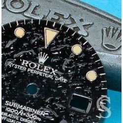 Rolex Factory Patined Black watch dial 16800, 168000, 16610 Submariner date Black Index Tritium cal 3035, 3135