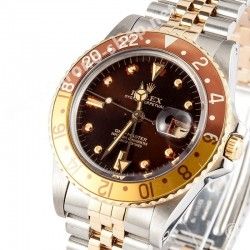 ROLEX YELLOW TONS ORIGINAL 16753, 16700, 16718, 16713 TRITIUM GOLD HANDSET GMT MASTER WATCH Cal 3075, 3175