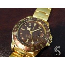 ROLEX YELLOW TONS ORIGINAL 16753, 16700, 16718, 16713 TRITIUM GOLD HANDSET GMT MASTER WATCH Cal 3075, 3175