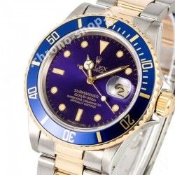 ROLEX RARE INSERT GRADUE LUNETTE BLEU MONTRE SUBMARINER DATE 16613, 16618, 16803, 16808 PERLE SUPERLUMINOVA