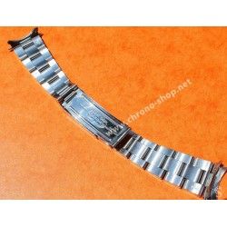 1984 Vintage Rolex 78350 -19mm- Oyster Stainless Steel Bracelet heavy link code clasp I2, 557 endlinks