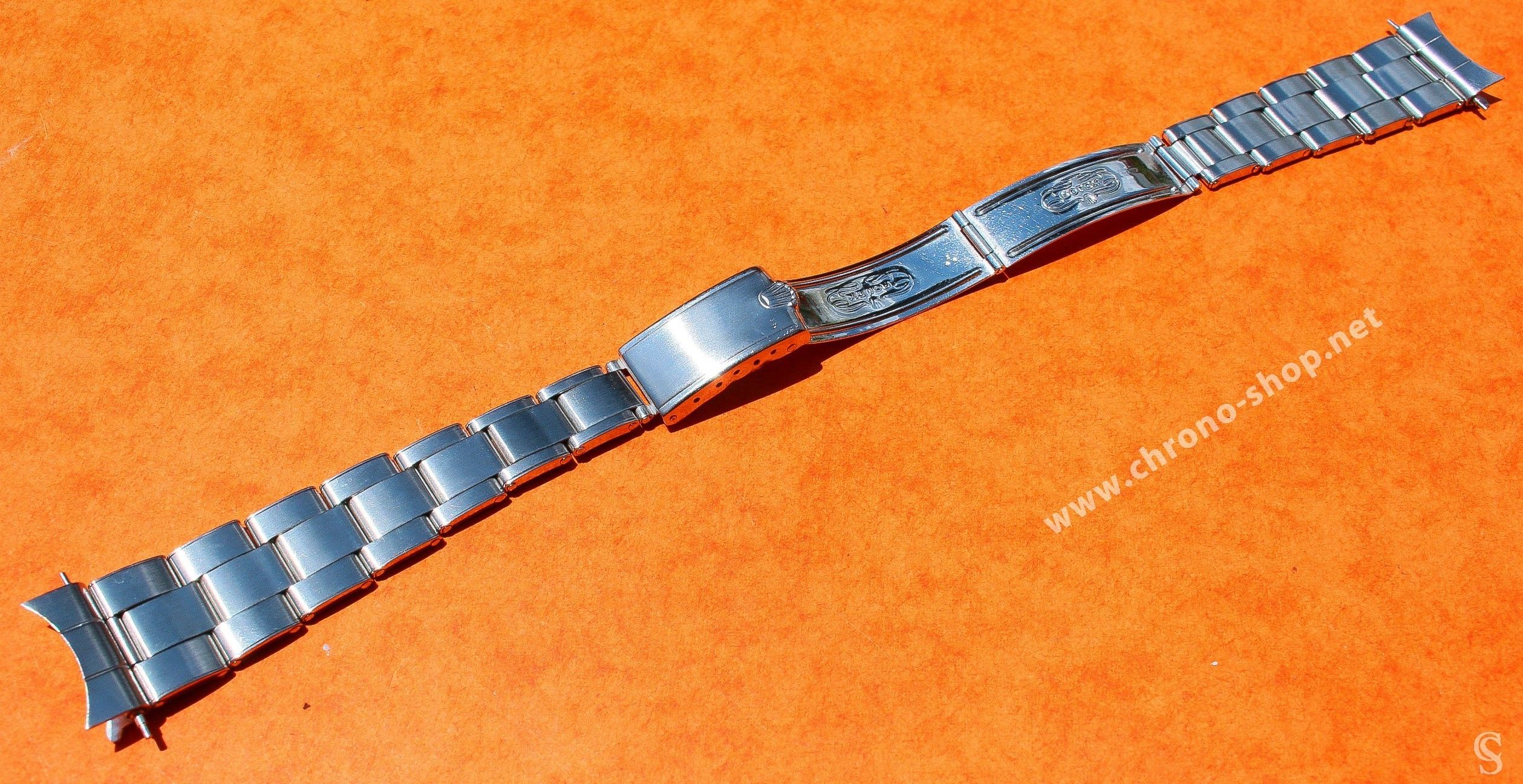 ROLEX Oyster Riveted Rivet 7205 Bracelet 60 & 57 End Links