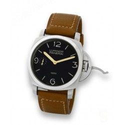 PANERAI OFFICINE AUTHENTIQUE BRACELET CUIR BEIGE 24mm MONTRES LUMINOR, RADIOMIR, MARINA PAM