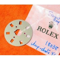 Rare Rolex French White Day Disc 3055, 5055 Part Ref 5135-203 President Day Date watches 18026, 18028, 18029, 18038, 118208