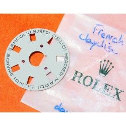 ROLEX DISQUE JOURS FRANCAIS COULEUR BLANC CAL 3055, 5055 ref 5135-203 MONTRES DAY DATE PRESIDENT