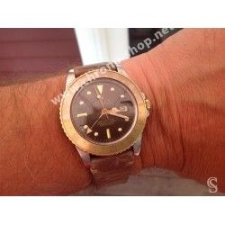 VINTAGE 70's Rolex GMT Two Tone 16753, 16758, 1675/3, 1675/8, 16750 Root Beer Faded bezel Insert