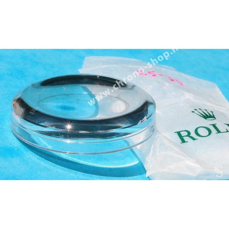 ROLEX RARE VINTAGE ORIGINAL VERRE TROPIC PLEXIGLAS SUPERDOME 39 MONTRE SEA-DWELLER 1665, DRSD ORIGINAL