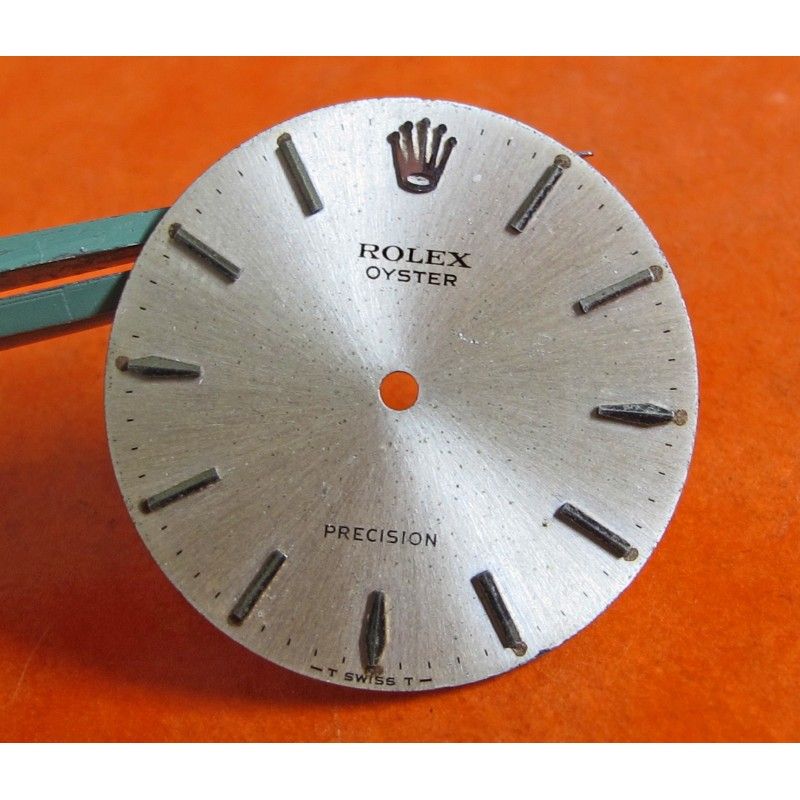 Rolex Vintage 60's Oyster Precision Dial 27 mm. in diameter Silver color