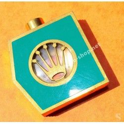ROLEX Rare & Vintage Brass Crown Logo lacquered Perfume bottle Watch Part Goodie Accessorie Collectible for sale