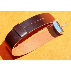 Brown Horween Shell Cordovan 1 piece leather watch strap Anciennes Rolex, Tudor, IWC, Breitling, Omega